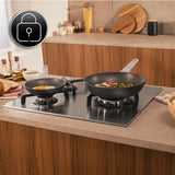 Cecotec Gas Hob 3 Burners Bolero Squad G 3400S 6200W Stainless Steel Cast Iron Wok-8