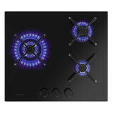 Cecotec Gas Hob Bolero Squad G 3400S 3 Burners 6200W Nano Glass Cast Iron Black-3