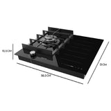 Gas Hob Cecotec Bolero Squad GI 3500 Hybrid FullFlex 3500 W-1