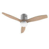 Ceiling Fan with Light Cecotec EnergySilence Aero 5600 Classic Steel 40 W Silver-1