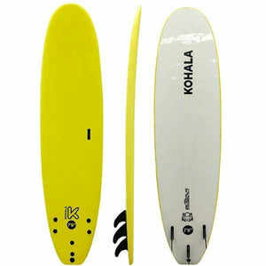 Surf Board Soft 7'6" Yellow Rigid-0