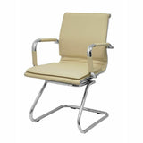 Reception Chair Yeste Confidente Patín P&C 256CPCR White Black Beige-2