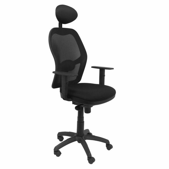 Office Chair with Headrest Jorquera P&C 15SNBALI840C Black-0