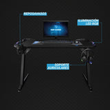 Desk Gaming DEEP GAMING COO-DGMOB04 Black 5 atm 1,64"-22