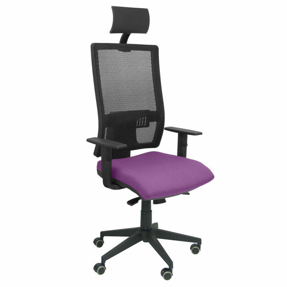 Office Chair with Headrest Horna P&C SBALI82 Purple Lilac-0