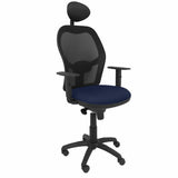Office Chair with Headrest Jorquera P&C ALI200C Blue Navy Blue-1