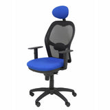 Office Chair with Headrest Jorquera P&C ALI229C Blue-2