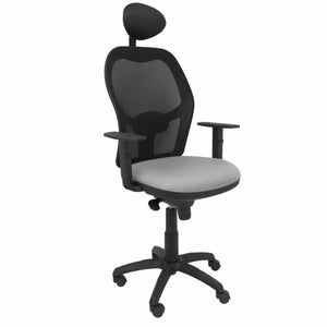 Office Chair with Headrest Jorquera P&C BALI40C Grey-0