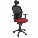 Office Chair with Headrest Jorquera P&C ALI933C Red Maroon-0