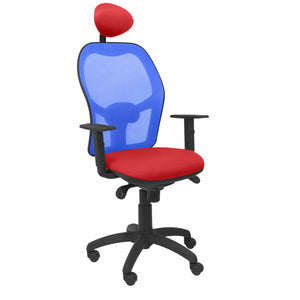 Office Chair with Headrest Jorquera  P&C ALI350C Red-0