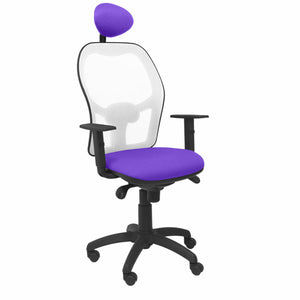 Office Chair with Headrest Jorquera P&C BALI82C Purple Lilac-0