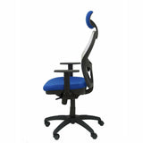 Office Chair with Headrest Jorquera  P&C ALI229C Blue-2