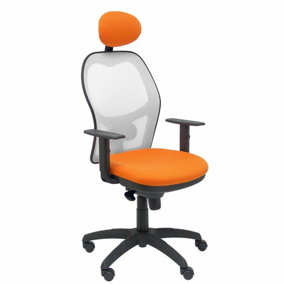Office Chair with Headrest Jorquera  P&C ALI308C Orange-0