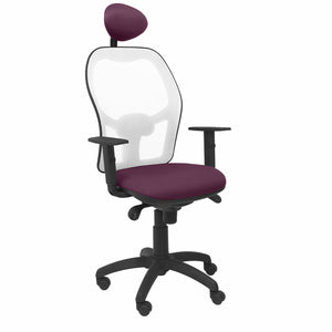 Office Chair with Headrest Jorquera P&C ALI760C Purple-0