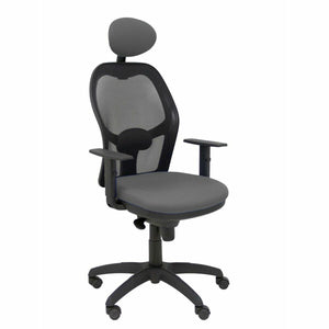 Office Chair with Headrest Jorquera P&C 228064 Black-0
