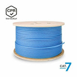 FTP Category 7 Rigid Network Cable Aisens AWG23 Blue 500 m-0