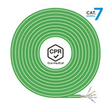 FTP Category 7 Rigid Network Cable Aisens AWG23 305 m Green-9