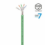 FTP Category 7 Rigid Network Cable Aisens AWG23 Green 305 m-0