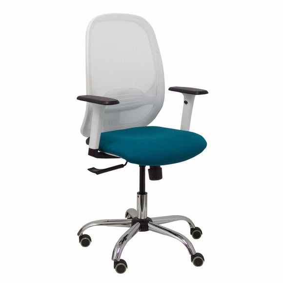 Office Chair Cilanco P&C 354CRRP White Green Green/Blue-0