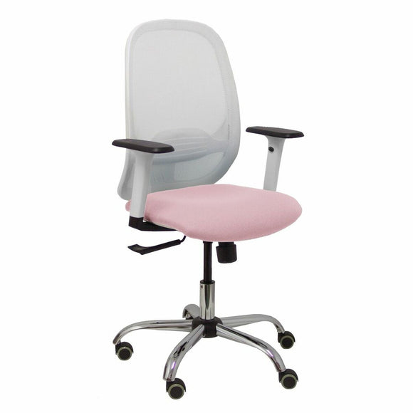 Office Chair Cilanco P&C 354CRRP White Pink-0