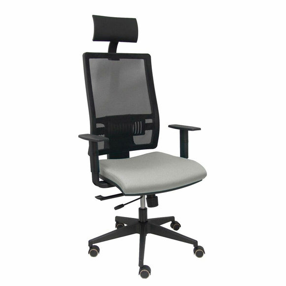 Office Chair with Headrest P&C B10CRPC Light grey-0