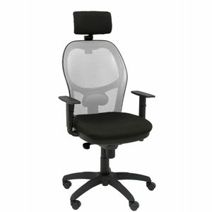 Office Chair with Headrest P&C 10CRNCR Black Grey-0