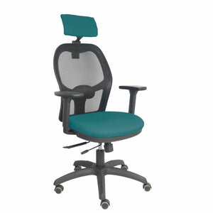 Office Chair with Headrest P&C B3DRPCR Green/Blue-0