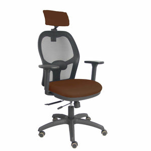 Office Chair with Headrest P&C B3DRPCR Dark brown-0