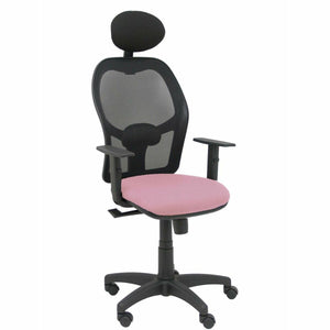 Office Chair with Headrest P&C B10CRNC Pink-0