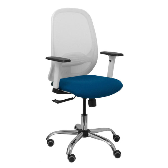 Office Chair P&C 354CRRP White Navy Blue-0