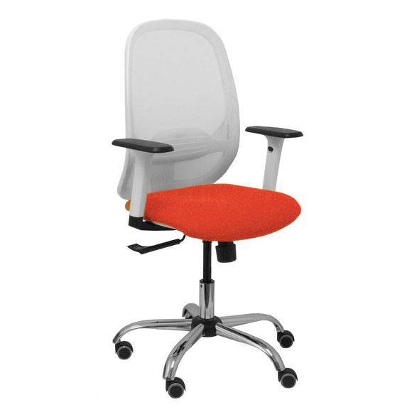 Office Chair P&C 354CRRP White Dark Orange-0