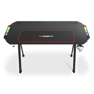 Desk Gaming DRIFT DRDZ175RGB Black 120 x 60 cm-0