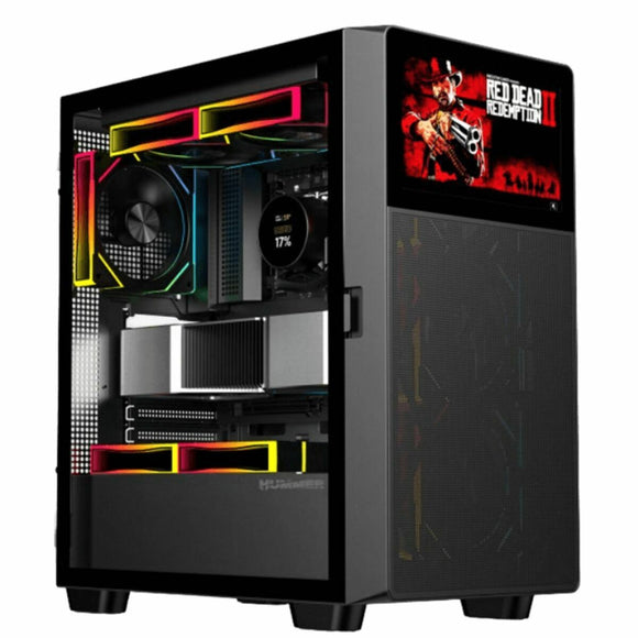 ATX Semi-tower Box Nox-Xtreme NXHUMMERBIOS Black-0