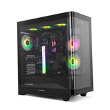 ATX Semi-tower Box Nox-Xtreme NXHUMMERETHERBK Black-9