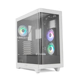 ATX Semi-tower Box Nox-Xtreme NXHUMMERETHERBW White-10