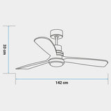 Ceiling Fan Universal Blue 268-UVT1316-21 70W (142 cm)-1