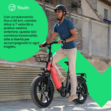 Electric Bike Youin BK1716 LUXOR II Coral 250 W-3
