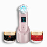 Facial Massager with Radiofrequency, Phototherapy and Electrostimulation Drakefor NANOSKIN EXTREME Pink 3 Pieces-0