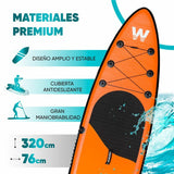 Inflatable Paddle Surf Board with Accessories Winvey SUP-O Orange-4