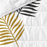 Bedspread (quilt) HappyFriday Blanc Foliage Multicolour 240 x 260 cm-3