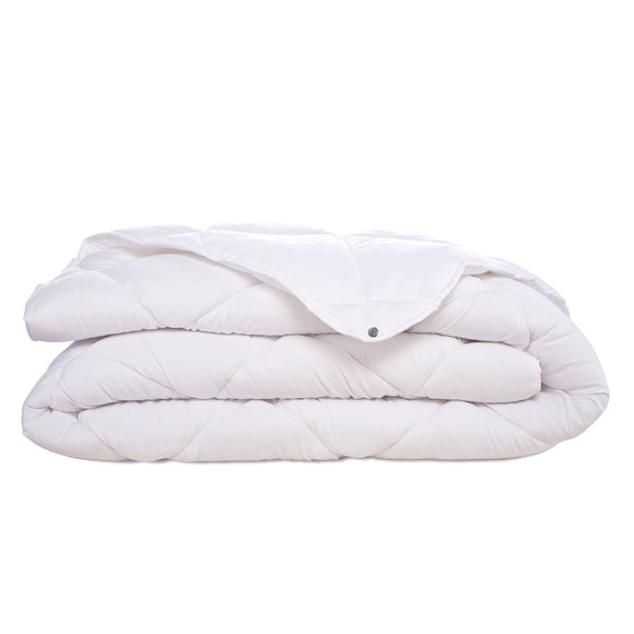 Duvet HappyFriday Basic White 120 + 250 g/m² 180 x 220 cm (2 Pieces)-0