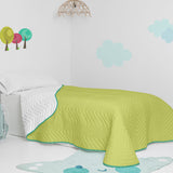 Bedspread (quilt) HappyFriday Basic Kids Arista Green 180 x 260 cm-5