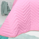 Bedspread (quilt) HappyFriday Basic Kids Arista Pink 180 x 260 cm-4