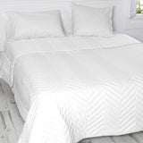 Bedspread (quilt) HappyFriday Basic Arista White 240 x 260 cm-5