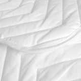 Bedspread (quilt) HappyFriday Arista White 270 x 260 cm-1