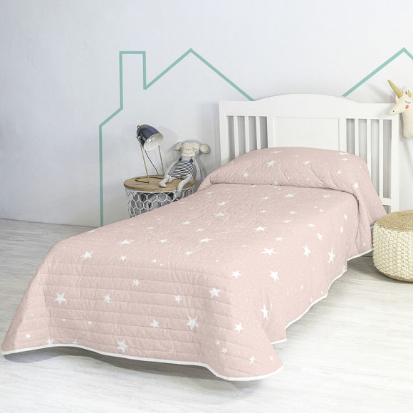 Bedspread (quilt) HappyFriday BASIC KIDS Pink 180 x 260 cm-0