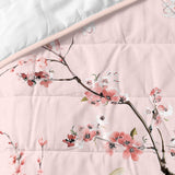 Bedspread (quilt) HappyFriday HF Chinoiserie Multicolour Pink 270 x 260 cm-3