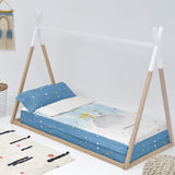 Quilted Zipper Bedding HappyFriday Le Petit Prince Univers Multicolour 105 x 200 cm-4