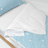 Quilted Zipper Bedding HappyFriday Basic Little Star Blue 105 x 200 cm-3