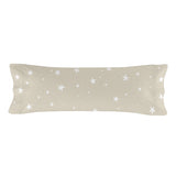 Quilted Zipper Bedding HappyFriday Basic Little Star Beige 105 x 200 cm-2